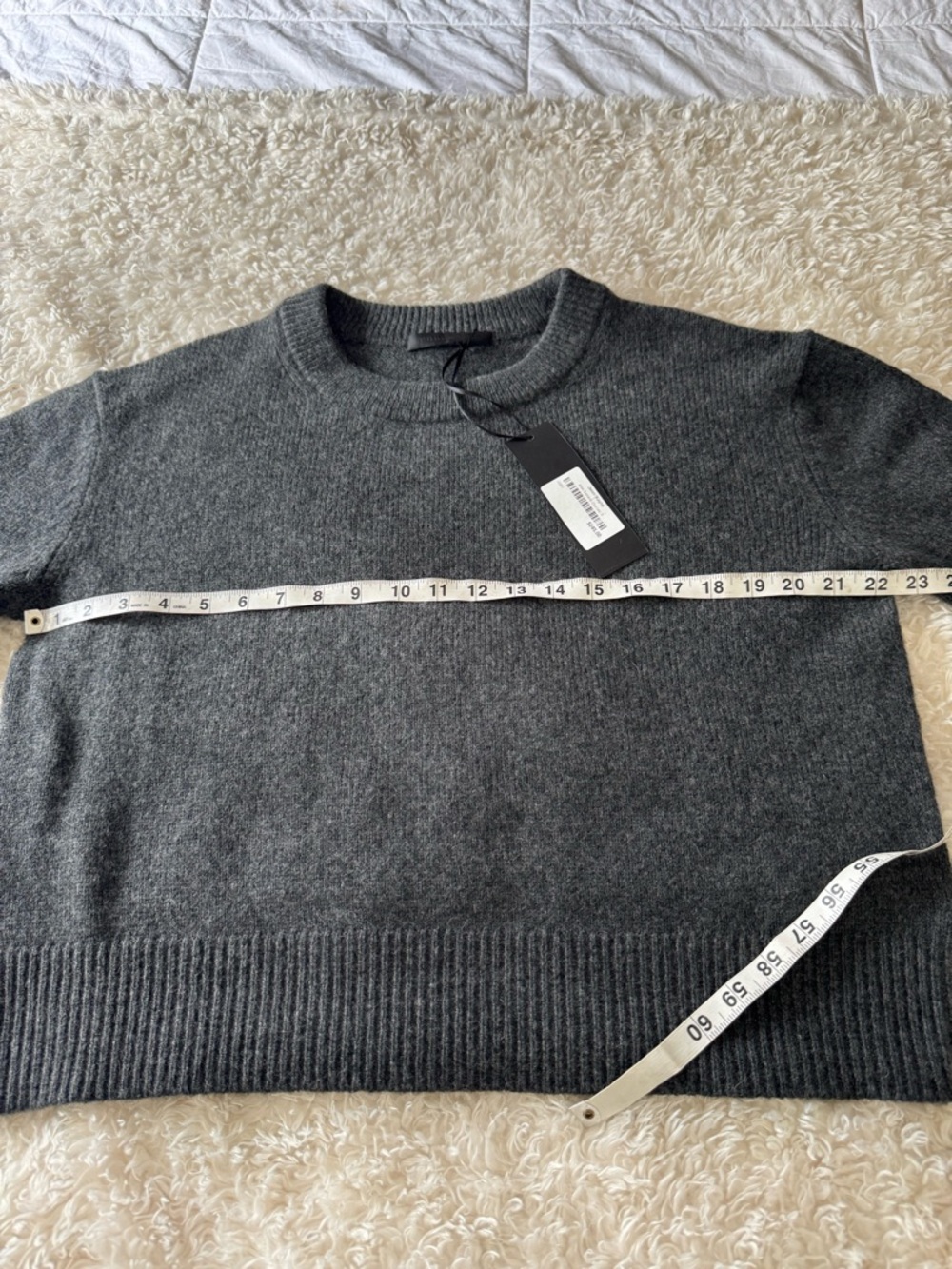 Jenni Kayne Atlas Sweater in Charcoal Grey Size Small. NEW - Picture 5 of 11